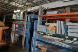 (3) SECTIONS OF PALLET RACKING WITH CONTENTS,