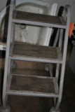 (2) SAFETY STEP STOOLS, (1) TWO STEP AND (1) THREE STEP