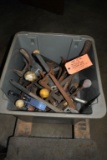 BIN FULL OF CRIMPING TOOLS, INCLUDES DOLLY