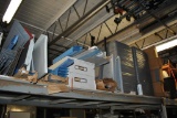 CONTENTS ON TOP OF PALLET RACKING, SHELVING PARTS,