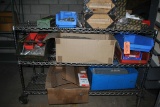 FREEZER RACK STYLE CART WITH CONTENTS, HARDWARE,
