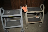 (2) TWO STEP ROLLING STOOLS