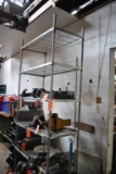 POST MASTER WIRE GRATE SHELVING UNIT,