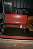 (2) SETS OF BOOTH SEATS, RED,