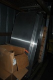 (19) STAINLESS SHELVE WITH BOXES OF PARTS,