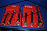 (2) PROTO 3 PIECE RATCHETING WRENCH SETS