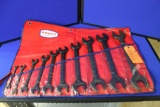PROTO 10 PIECE OPEN END WRENCH SET,