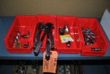 (4) SMALL BINS 5253, 54 AND 55 SOCKETS AND 5249 WRENCHES