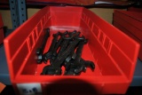BIN OF 15mm x 18mm BLACK OPEN END WRENCHES,