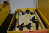 SET OF WOODWORKING TOOLS AND BITS,