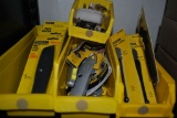 (4) BINS OF STANLEY UTILITY KNIVES, MISC. BURRS,
