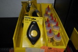 (2) BINS OF STANLEY #47-200 100' CHALK LINE AND