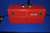 PROTO PROFESSIONAL TOOLS TOOL BOX, TWO DRAWERS AND