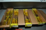 (4) BOXES OF ASSORTED STANLEY PROTO TOOLS