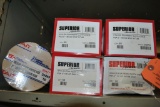 (4) BOXES OF ABRASIVES, - THREE BOXES OF STIK-ON PSA