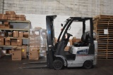 2009 NISSAN RIDE ON FORK TRUCK,