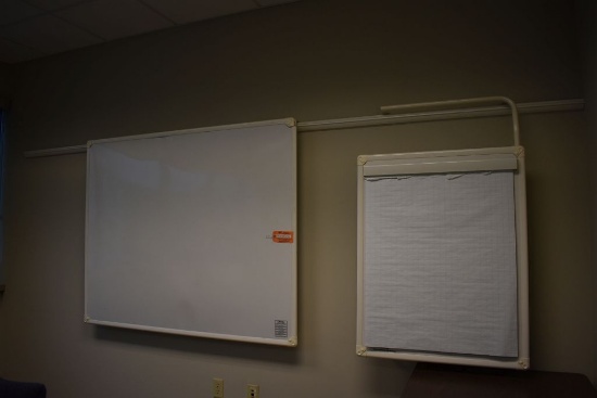 PENDAX 5' x 4' WHITE ERASE BOARD AND HANGING EASEL