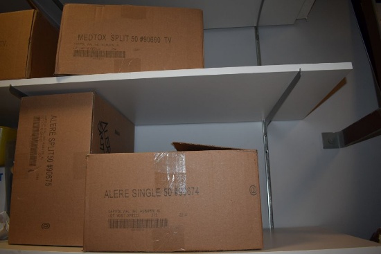 APPROX. 10 BOXES OF MEDTOX AND LAB CORP SINGLES TEST CUPS