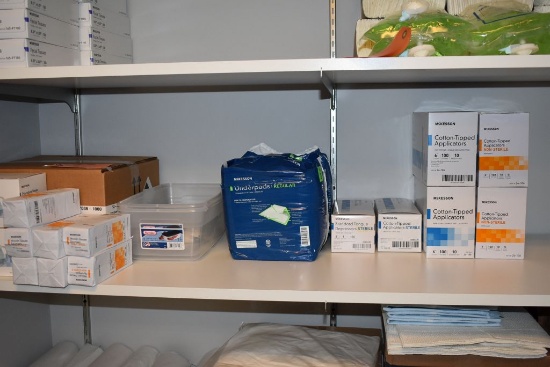 APPLICATORS, PADS, LUBRICANT, SANITIZER, MASKS AND