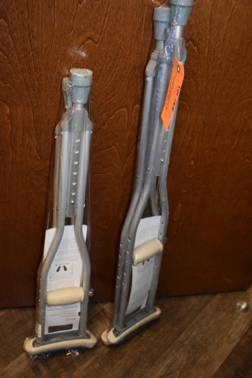 (2) SETS OF SMALL CRUTCHES
