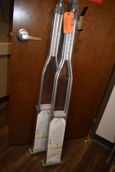 (2) SETS OF LARGE CRUTCHES