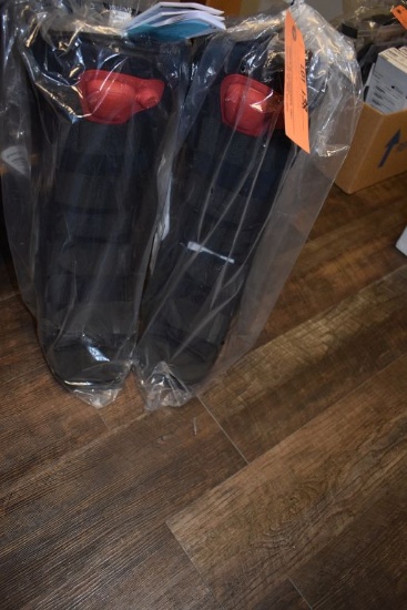 (2) MEDICAL BOOTS, LARGE AND MEDIUM