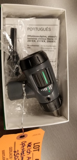 WELCH ALLYN OPHTHALMOSCOPE, 25020, IN SMALL BOX