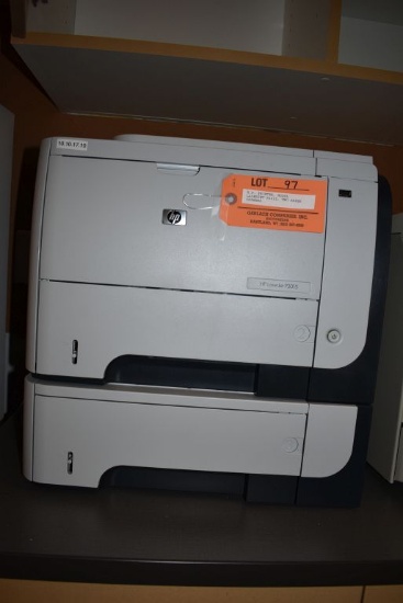 H.P. PRINTER, MODEL LASERJET P3015, TWO PAPER DRAWERS