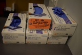 (5) BOXES OF OPENED EXAM GLOVES, ALL X-SMALL