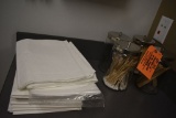 CANISTERS, PADS AND MISC. SUPPLIES IN DRAWERS