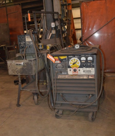 1987 LINCOLN MIG WELDER, MODEL IDEALARC DC-400,