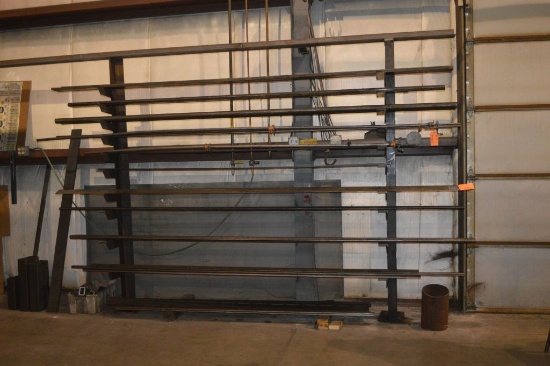 CANTILEVERED RACK WITH LARGE DIES, 9' TO 12' LONG