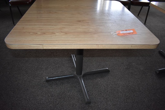 FOUR TOP TABLE, 36" x 36" FORMICA TOP,