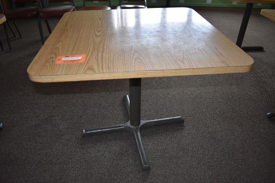 FOUR TOP TABLE, 36" x 36" FORMICA TOP,