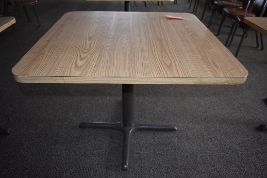 FOUR TOP TABLE, 36" x 36" FORMICA TOP,