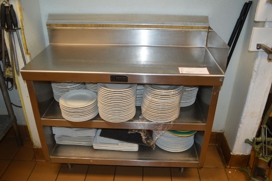 RANDELL 42" x 20" STAINLESS STEEL PLATE STATION WITH