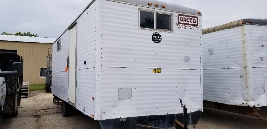 20' ENCLOSED JOB SITE TRAILER,