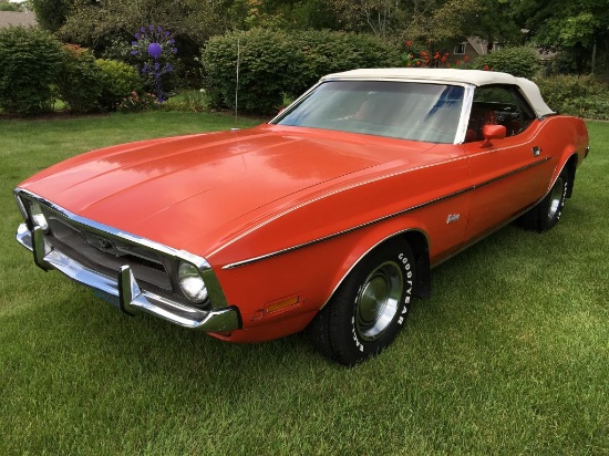 (1972) FORD MUSTANG CONVERTIBLE, AUTOMATIC,