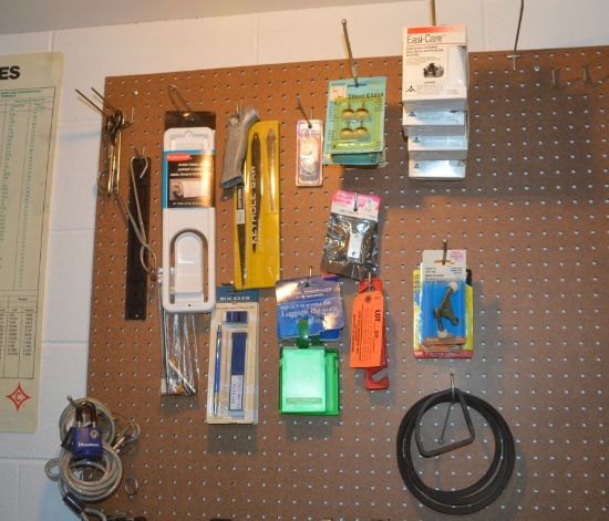 ALL ITEMS ON PEG BOARD: CABINET MAKERS PENCIL SETS,