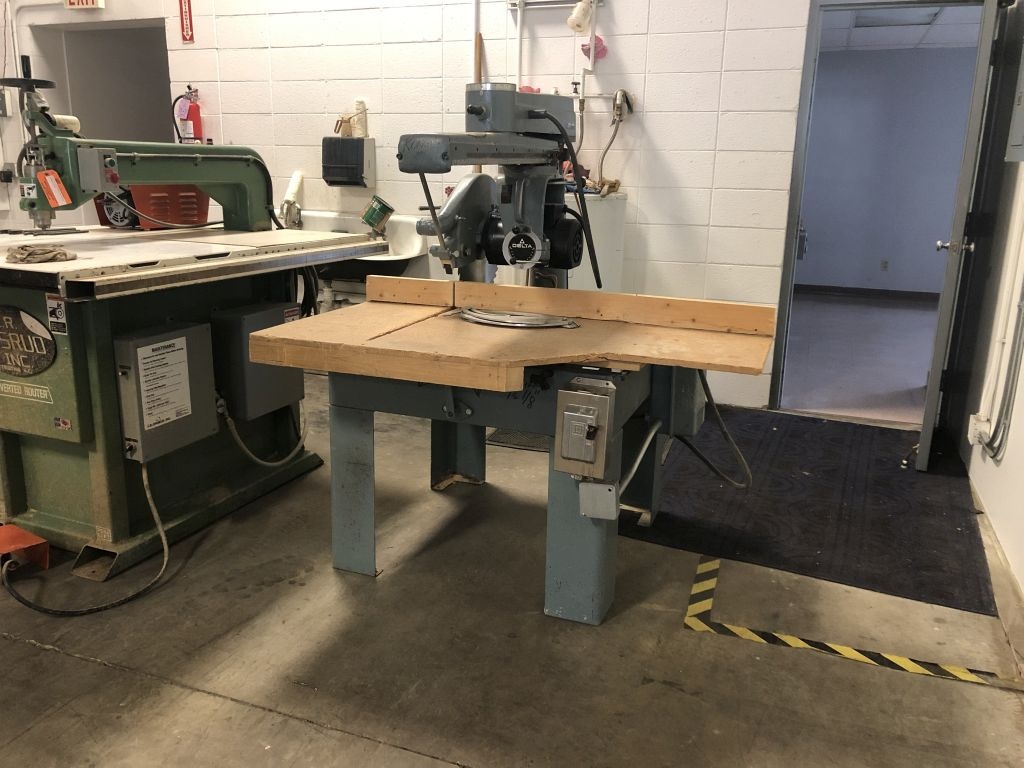 DELTA RADIAL ARM SAW, MODEL 33-062, S/N 91H45561,