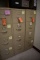 METAL FOUR DRAWER FILING CABINET, STANDARD SIZE