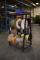 STEEL CART ON CASTERS WITH CABLE; INTERBUS NO. 112,