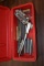 RED CASE WITH SUNNEN HONE MODEL CHJ WITH STONES AND