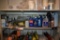 OIL, HOSE, HOSE CLAMPS AND MISC. ON THIS SHELF