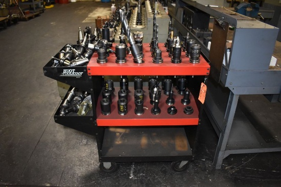 #40 TAPER TOOLING SETUP FOR TOYODA WITH STORAGE CART