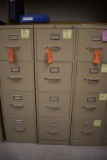 METAL FOUR DRAWER FILING CABINET, STANDARD SIZE