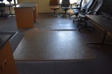 (8) PLASTIC OFFICE/DESK FLOOR PROTECTOR MATS
