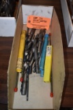 BIN OF ASSORTED DRILL BITS