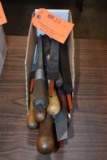 BOX WITH ASSORTED FILES, VARIOUS LENGTHS