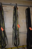 LOT OF LIFTING STRAPS ON THIS HOOK